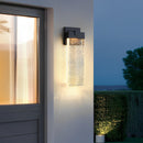 Clear Glass Column Wall Light