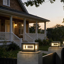 Rectangular LED Outdoor Column Light
