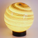 Marble Pattern Globe Post Light