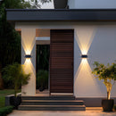 Cross Beam Outdoor Wall Light