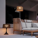 Woven Rattan Floor Lamp