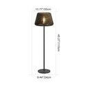 Woven Rattan Floor Lamp