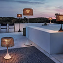 Woven Rattan Floor Lamp