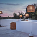 Woven Rattan Floor Lamp