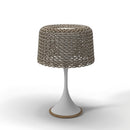 Woven Rattan Floor Lamp