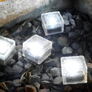Aurora Crystal Ice Brick Solar LED Waterproof Outdoor Garden Light