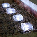 Aurora Crystal Ice Brick Solar LED Waterproof Outdoor Garden Light