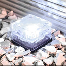 Aurora Crystal Ice Brick Solar LED Waterproof Outdoor Garden Light