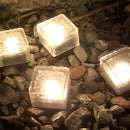 Aurora Crystal Ice Brick Solar LED Waterproof Outdoor Garden Light