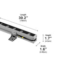 Luminara Linear Waterproof LED Outdoor Wall Washer Light Fixture
