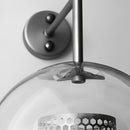 Glass Tube Metal Rod Wall Light