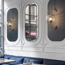 Glass Tube Metal Rod Wall Light