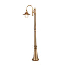 Flared Vintage Outdoor Pathway Pole Light – Waterproof LED Garden Lamp