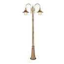 Flared Vintage Outdoor Pathway Pole Light – Waterproof LED Garden Lamp