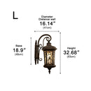 Scroll Arm Outdoor Wall Lantern