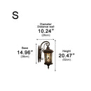 Scroll Arm Outdoor Wall Lantern