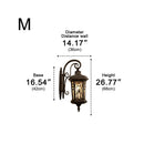 Scroll Arm Outdoor Wall Lantern