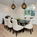 Modern Sculptural Glass Outdoor Pendant Light