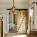 Modern Sculptural Glass Outdoor Pendant Light