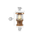 Modern IP65 Cylinder LED Outdoor Landscape Post Light