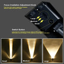 Outdoor Solar LED Zoomable Spot Light with RGB Mode