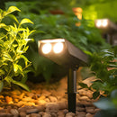Outdoor Solar LED Zoomable Spot Light with RGB Mode