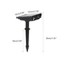 Outdoor Solar LED Zoomable Spot Light with RGB Mode
