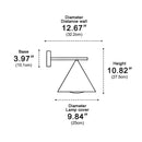 Bell-Style LED Outdoor Wall Sconce – Minimalist Waterproof Lighting