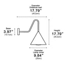 Bell-Style LED Outdoor Wall Sconce – Minimalist Waterproof Lighting
