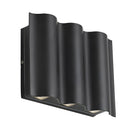 Luxury Modern Water Ripple Up Down LED Outdoor Wall Sconce Light
