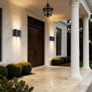 Luxury Modern Water Ripple Up Down LED Outdoor Wall Sconce Light