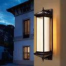 Ribbed Glass Wall Lantern