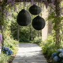 Black Woven Rattan Pendant Lamp