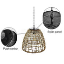 Rustic Woven Hanging Lantern