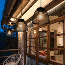 Rustic Woven Hanging Lantern