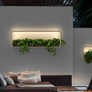 Illuminated Planter Outdoor Wall Light