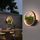 Illuminated Planter Outdoor Wall Light