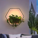 Illuminated Planter Outdoor Wall Light
