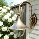 Horn-Style LED Wall Light – Vintage Waterproof Outdoor Wall Sconce