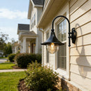 Horn-Style LED Wall Light – Vintage Waterproof Outdoor Wall Sconce