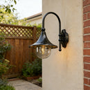 Horn-Style LED Wall Light – Vintage Waterproof Outdoor Wall Sconce