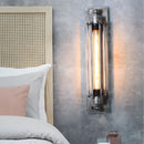 Industrial Glass Tube Rod Wall Light